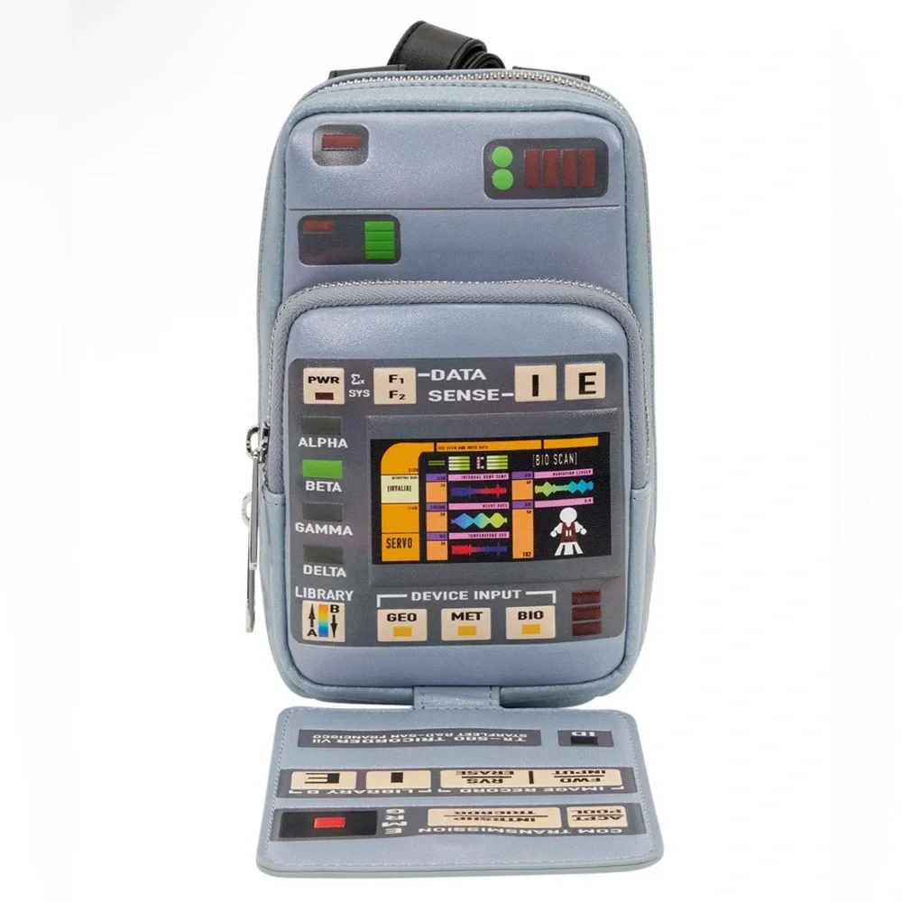 Loungefly Glow In The Dark Star Trek Crossbody Bag NWT